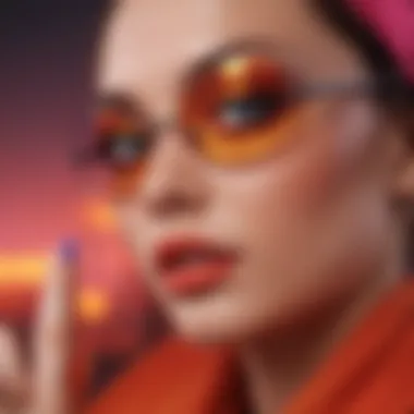 Bold Color Ensemble Emphasizing Bullet Vibes Dramatic ensemble showcasing bullet vibes with bold colors