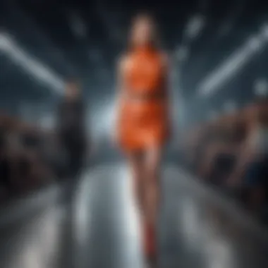 Runway Showcase of Contemporary Bullet Vibe Styles Fashion runway featuring models in bullet vibe styles