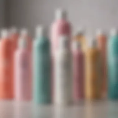 Different types of organic dry shampoos