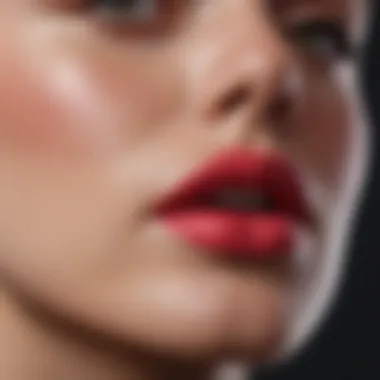 Close-up of vibrant lip shades showcasing fullness