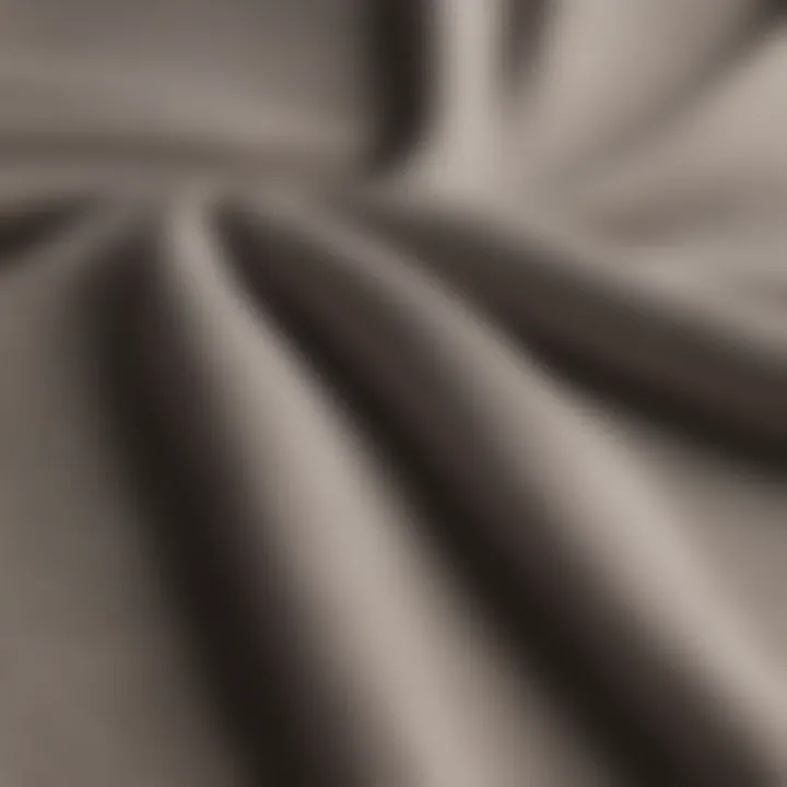 Close-up of a soft, high-quality fabric showcasing the texture of a t-shirt.