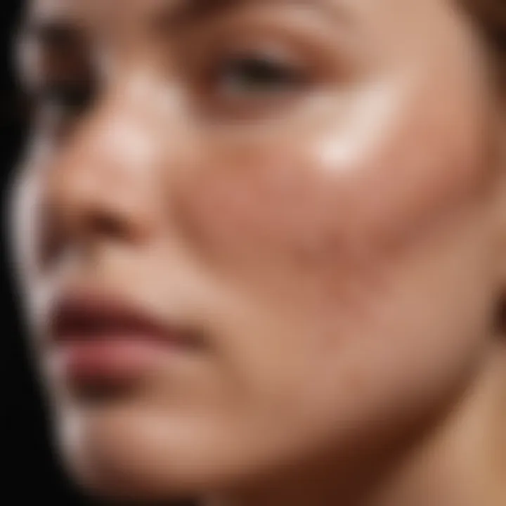 Visual representation of skin layers affected by hyperpigmentation