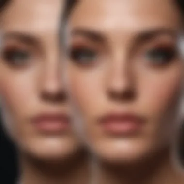 Before and after dark spot treatment results