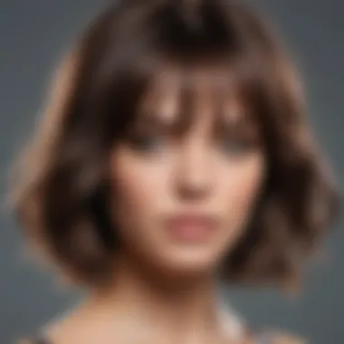 Trendy Hair Highlight Styles A stylish model displaying trendy hair highlights.