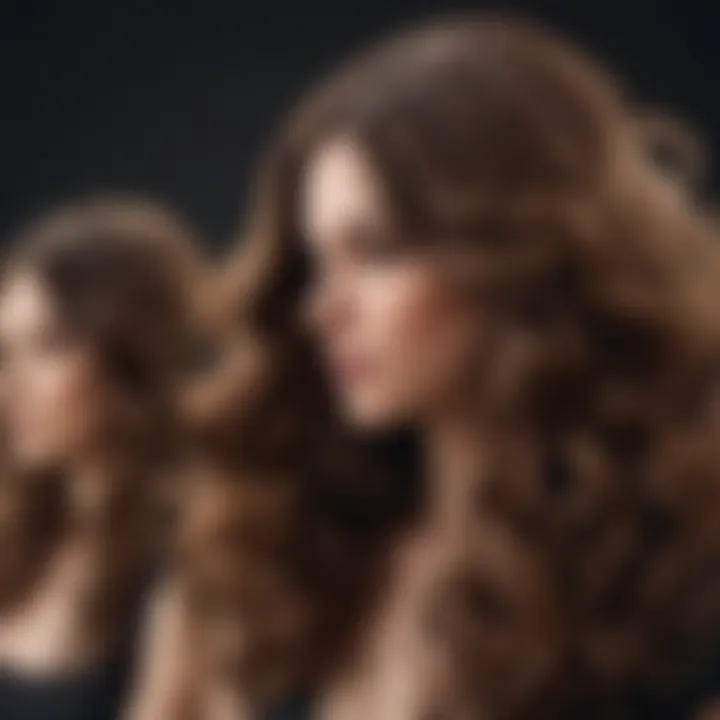Close-up of three barrel hair waver showcasing design