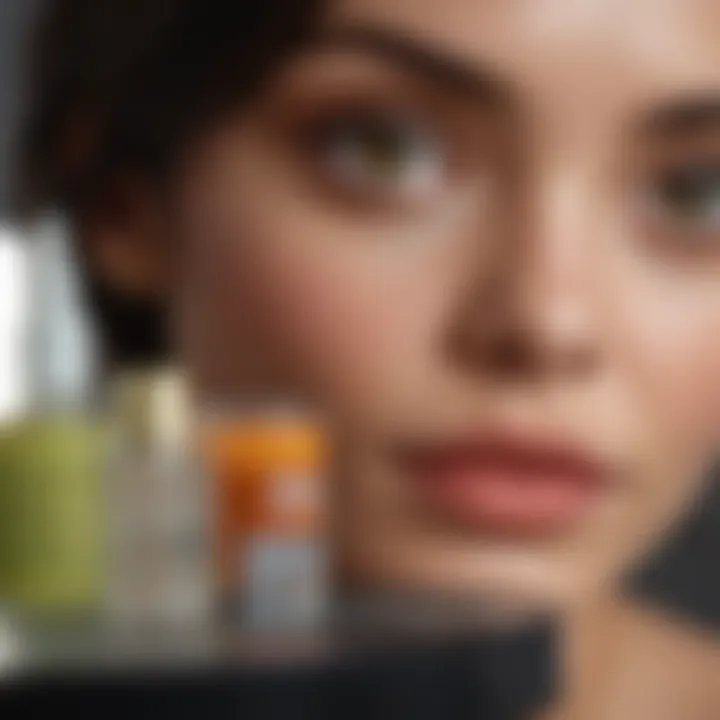 Close-up of key ingredients used in the skincare line