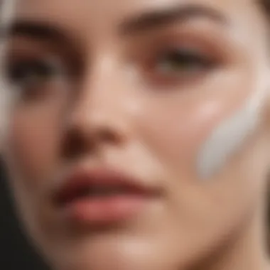 Natural Ingredients in Facial Cleansers Close-up of facial cleanser with natural ingredients