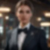 Sophisticated formal attire for professional settings