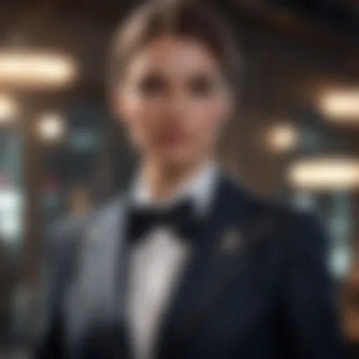 Sophisticated formal attire for professional settings