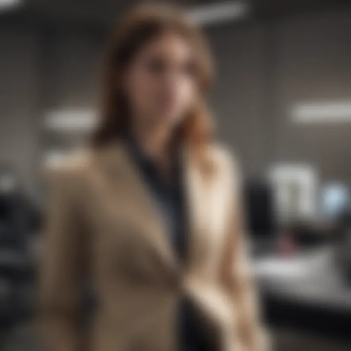 Stylish casual office wear that reflects individuality