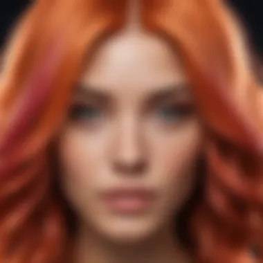 Vibrant hair colors reflecting diverse skin tones