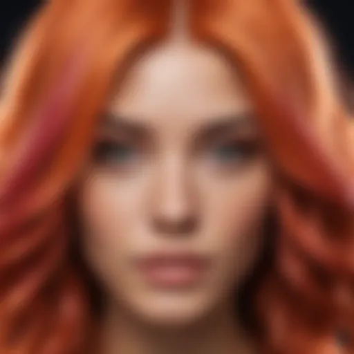 Vibrant hair colors reflecting diverse skin tones