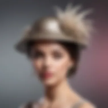 Historical Fascinator Designs Historical illustration showcasing traditional fascinator designs