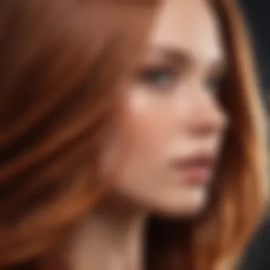 The Essence of Healthy Hair Close-up of vibrant, healthy hair reflecting light