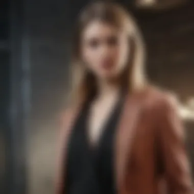Layering with Sheer Tops An elegant outfit featuring a sheer top layered with a stylish blazer.