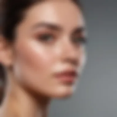 A visual guide illustrating various skin types and suitable skincare products