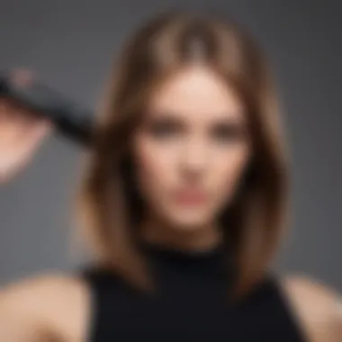 Hair Styling Benefits of Lange Flat Irons Visual representation of hair styling benefits using Lange flat irons