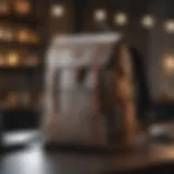 Stylish lightweight laptop backpack in a modern workspace