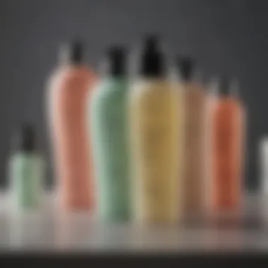 Comparison of different lightweight lotions in jars