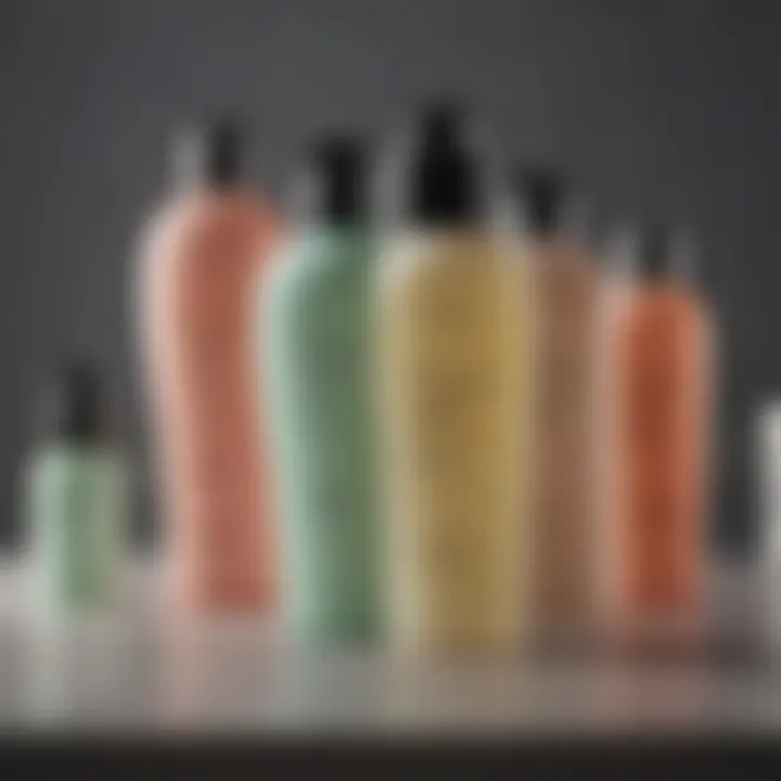 Comparison of different lightweight lotions in jars