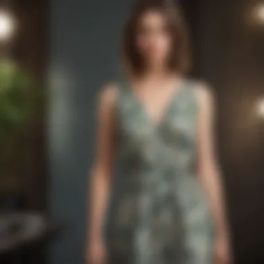 Eco-friendly summer dresses on display