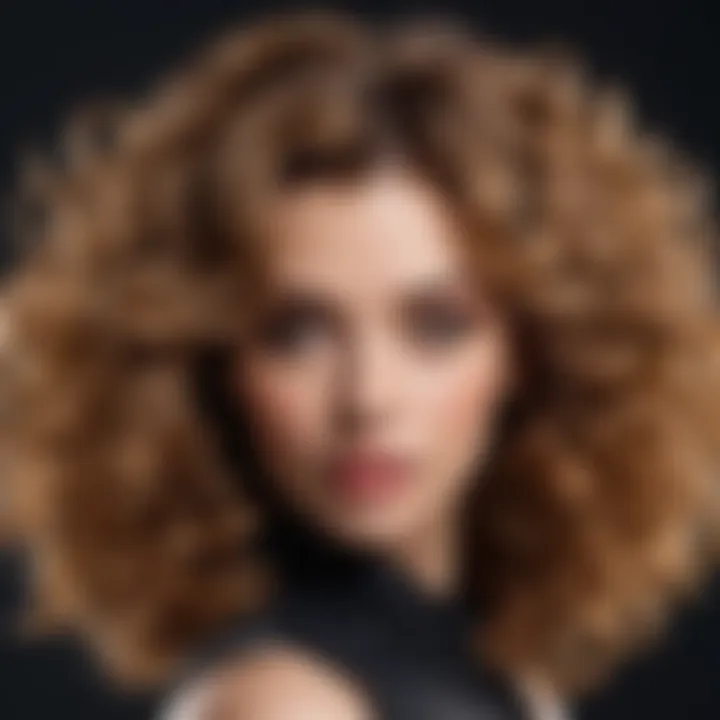 Diverse hairstyles showcasing the results of using big barrel curling irons