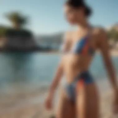 Innovative Swimwear Through Brand Collaboration Collaborative branding showcasing innovative swimwear