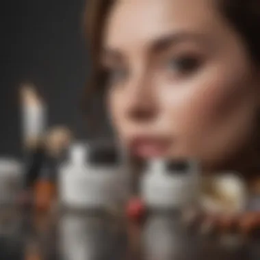 Key Anti-Aging Ingredients Close-up of key anti-aging ingredients