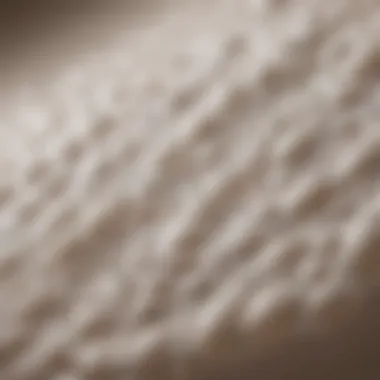 Conditioner Texture Analysis Close-up of conditioner texture on a surface