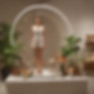 Sustainable Fashion Items Display Sustainable fashion items from Cult Gaia on display at Saks