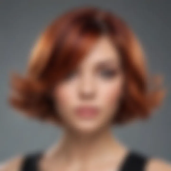 A palette of trendy hair color techniques and styles