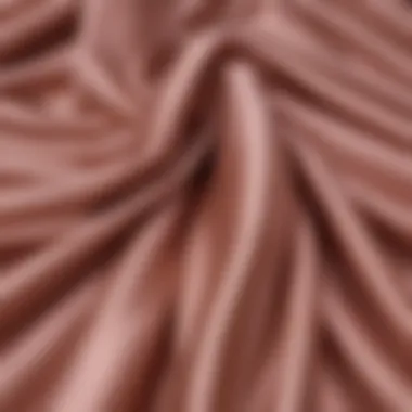 Close-up of satin fabric highlighting its smooth texture