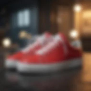 Stylish sneakers paired with casual summer outfits