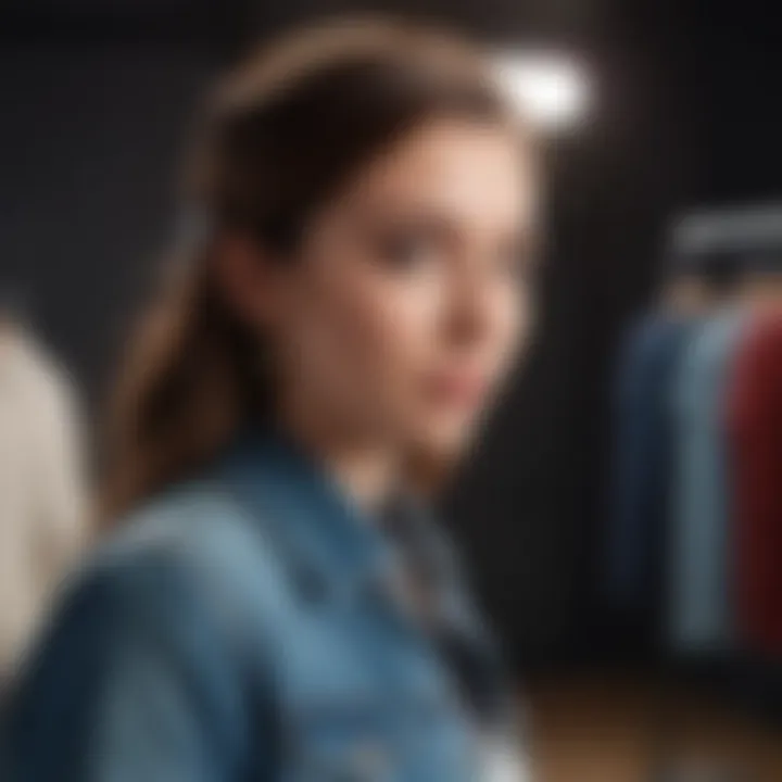 An innovative Stitch Fix box showcasing personalized fashion selections.