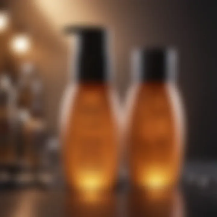 A collection of premium hair care products