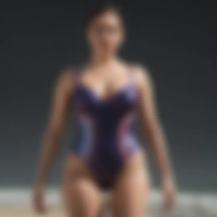 Different swimwear styles on display for body types