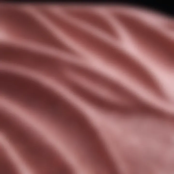 Close-up of innovative workout fabric