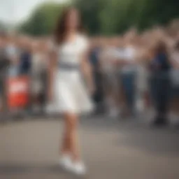 Kate Middleton sporting Superga shoes at a public event