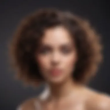 Applying Deep Conditioning Mask Curly hair being treated with a deep conditioning mask.