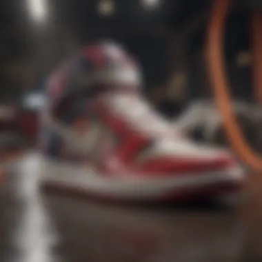Cultural Significance of Big Sneakers An artistic representation of the cultural significance of big sneakers in fashion.