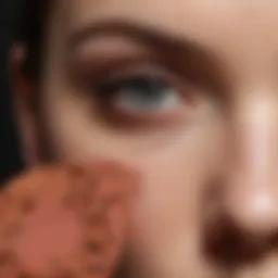 Vegan makeup palette showcasing natural pigments