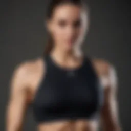 Stylish workout tank showcasing innovative fabric technology