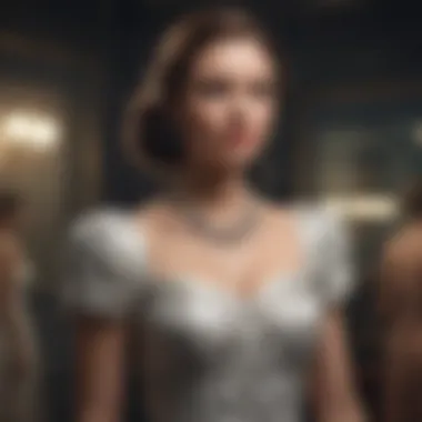 A Showcase of Timeless Style Stylish arrangement of various classic dress designs on display