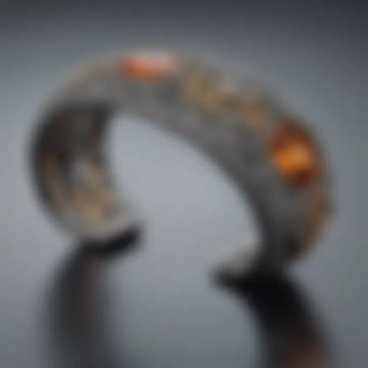 A stunning bracelet with a unique design, highlighting modern trends