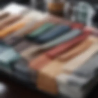 Business Casual Color Palette A color palette showcasing suitable hues for business casual attire