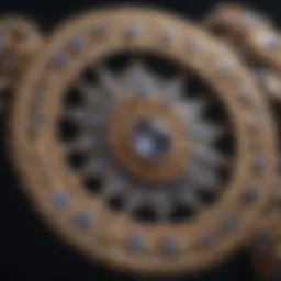 Close-up of high-quality costume jewelry showcasing intricate details