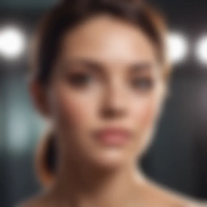 An infographic showcasing the benefits of LED treatments for skin health