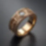 Vintage Cartier Love Ring showcasing intricate design