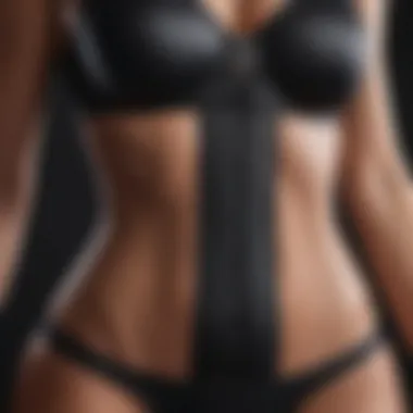 Close-up of a high-quality waist trainer